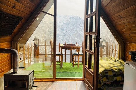 کلبه درختی مبله در سوادکوه