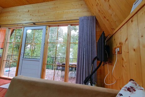 کلبه سوئیسی دوبلکس تکخواب کاج در سوادکوه