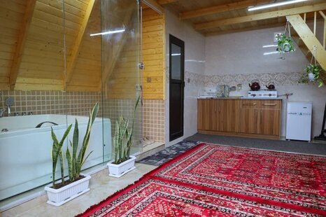 کلبه سوئیسی دوبلکس تکخواب جکوزی دار 2 در بابل