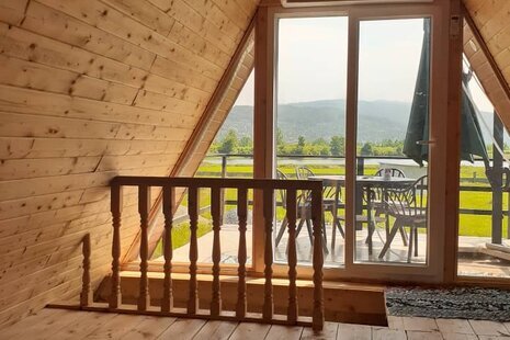 کلبه دوبلکس تکخواب ویو دریاچه در سوادکوه