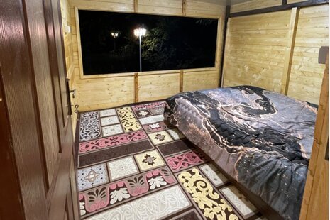 کلبه چوبی دوخواب در روستای درخانه ماسال