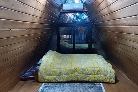 کلبه سوئیسی دوبلکس تکخواب آرمین در تنکابن