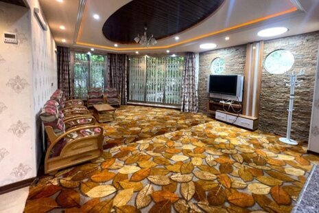 اجاه ویلا استخردار دو خواب مبله در باغ بهادران