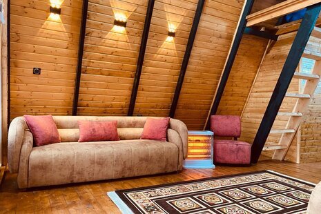 کلبه سوئیسی دوبلکس تکخواب در ساری