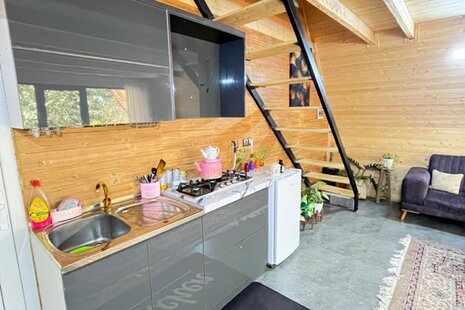 کلبه سوئیسی دوبلکس پناه در شیرگاه