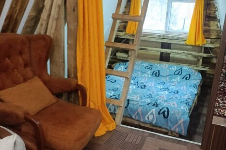 کلبه سوئیسی دوبلکس تک خواب L قرمز در دیلمان