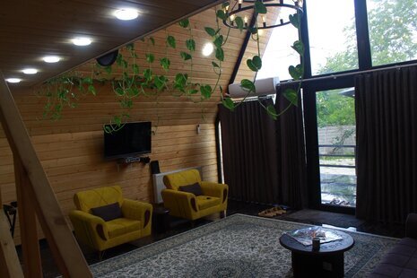 کلبه سوئیسی دوبلکس مبله دوخواب پتوس در ماسال