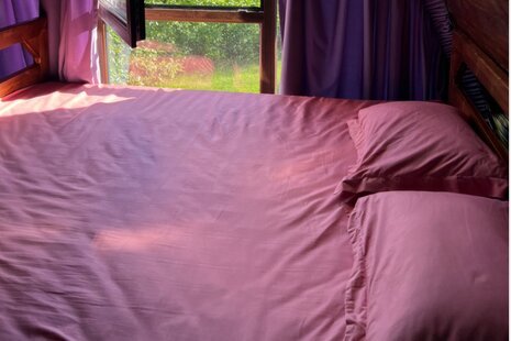 کلبه چوبی دوبلکس دوخواب مبله افرا در شیرگاه