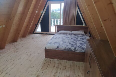 کلبه سوئیسی دوبلکس تکخواب در بابل