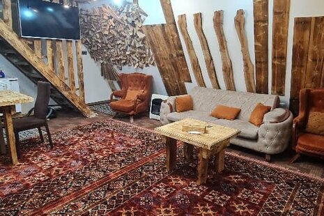 کلبه سوئیسی دوبلکس تک خواب L قرمز در دیلمان