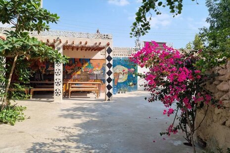 اتاق کهور در اقامتگاه بومگردی در قشم