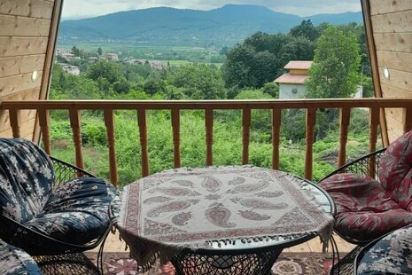 کلبه دوبلکس سوئیسی مبله در سوادکوه