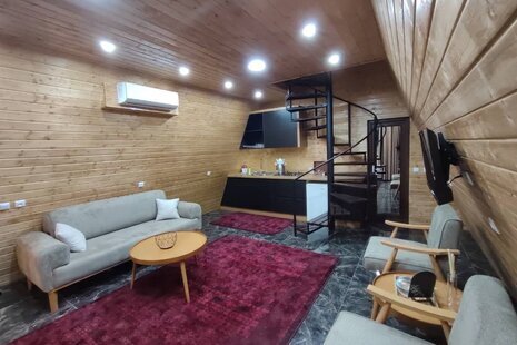 کلبه سوئیسی تکخواب دیدار در گلوگاه