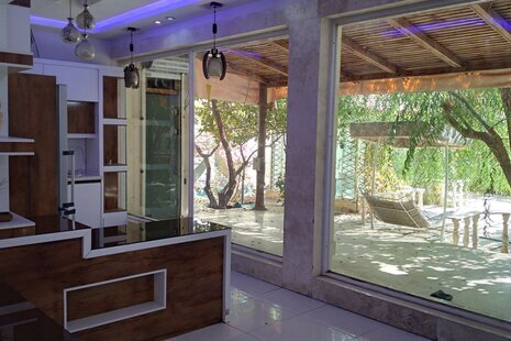 واحد استخردار سه خواب طبقه همکف ویلا آرامش در توس