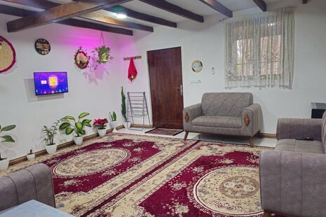 کلبه چوبی دوبلکس دوخواب در فومن