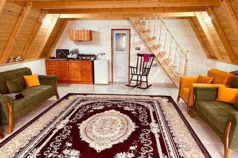 کلبه سوئیسی دوبلکس جکوزی دار در شیرگاه