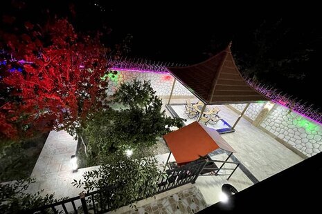 ویلا استخردار آبگرم تکخواب محمد در باغ بهادران