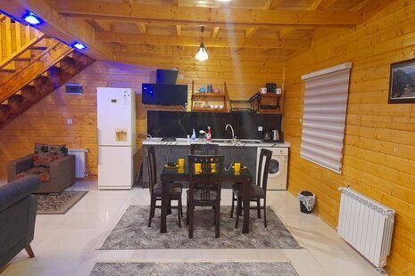 ویلا چوبی دوبلکس دو خواب استخردار کیان در رامسر