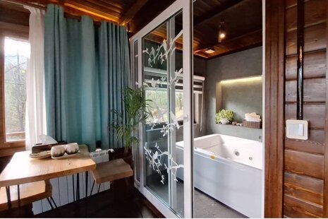 کلبه 25 متری دو نفره ی ماه تی تی در تنکابن