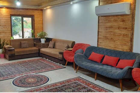 واحد دو خواب در طبقه همکف ویلای گلپر بابل