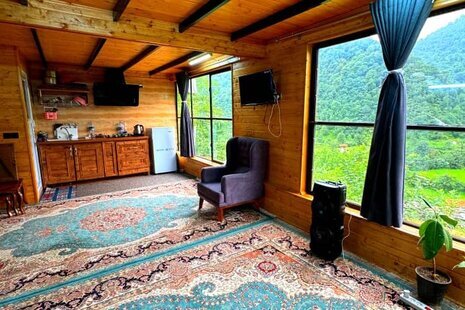 کلبه دوبلکس دوخواب مبله در سوادکوه