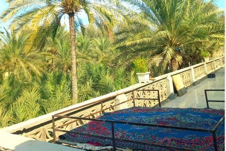 اتاق تکخواب در بومگردی بکر در قشم