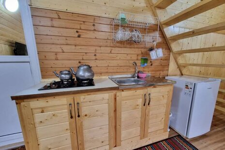 کلبه دوبلکس سوئیسی تکخواب در سوادکوه