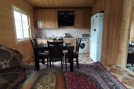 کلبه چوبی دنج دو خواب مبله در ماسال