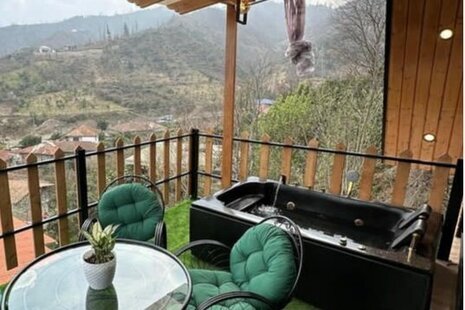 کلبه تریپلکس استخردار دوخواب در رامسر