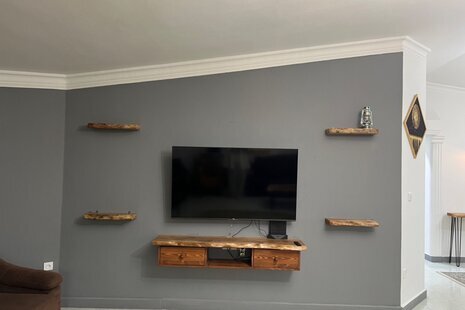 واحد مبله دوخواب در طبقه دوم ویلا در چالوس