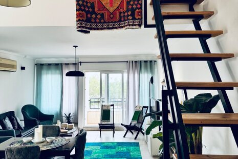 آپارتمان مبله دو خواب دوبلکس بوهو VIP شهرک صدف