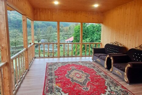 واحد چوبی دوخواب طلوع مهربانی طبقه اول در ماسال