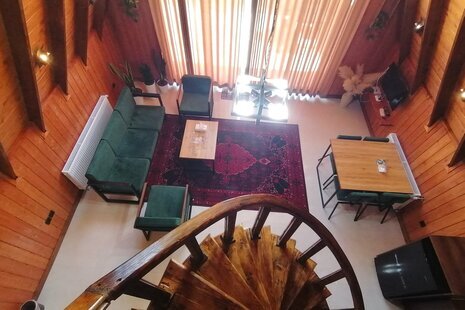 کلبه سوئیسی دوبلکس دو خواب شادِن در تنکابن