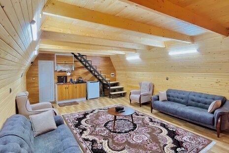 کلبه دوبلکس سوئیسی  چوبی بهشت پدری در سوادکوه