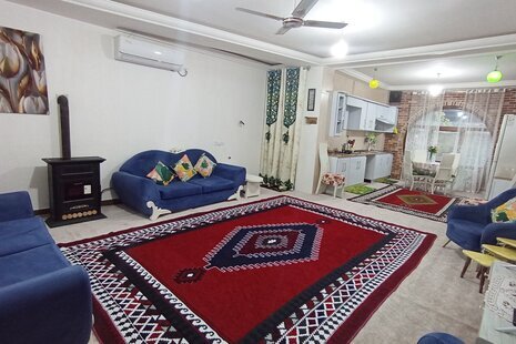 واحد مبله تکخواب طبقه همکف ویلا گل لاله 1 در گرگان