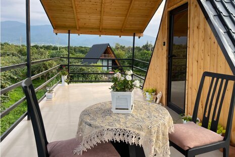 کلبه سوئیسی دوبلکس تکخواب در نشتارود