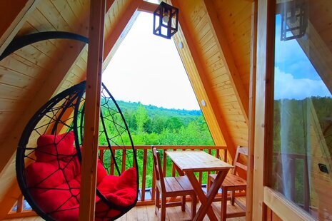 کلبه سوئیسی مبله تک خواب تینار در بابل