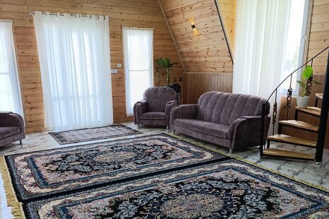 کلبه سوئیسی مبله تکخواب ونوس در ماسال