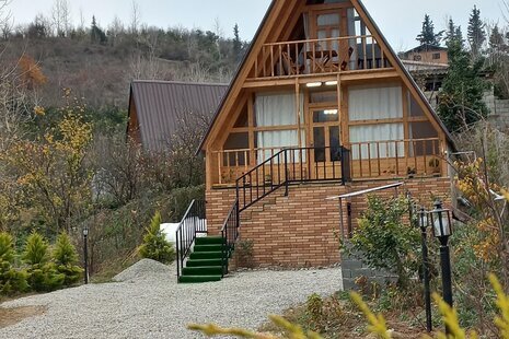 کلبه دوبلکس جکوزی دار تکخواب آریا در بابل