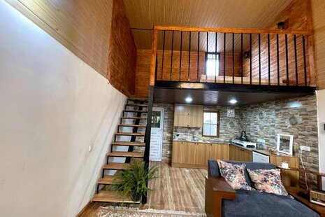 کلبه دوبلکس رنگی تک خواب در قائم شهر