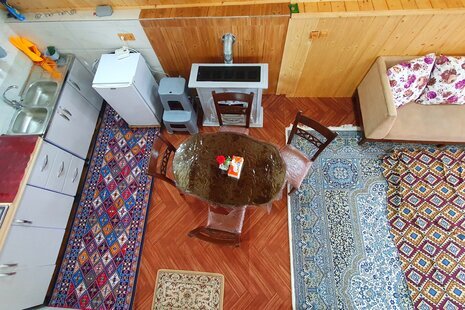 کلبه سوئیسی دوبلکس تکخواب کاج در سوادکوه