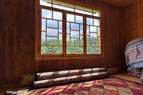 واحد مبله تکخواب در طبقه اول ویلا در شفت