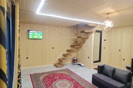 کلبه سوئیسی مبله دوبلکس طنین سی دشت 1 در توتکابن