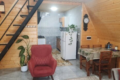 کلبه سوئیسی دوبلکس تکخواب امیر در ماسال