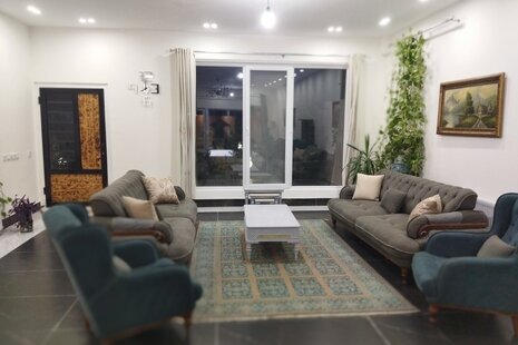 ویلا استخردار سرپوشیده آب گرم دوخواب لوکس در کردان