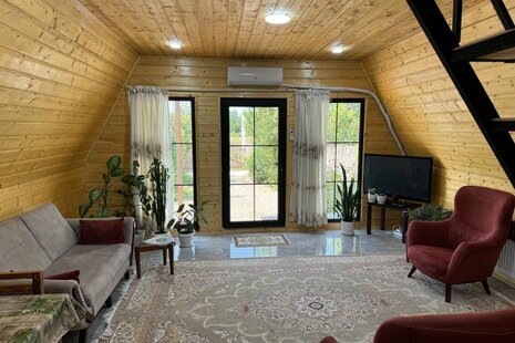 کلبه سوئیسی دوبلکس تکخواب امیر در ماسال