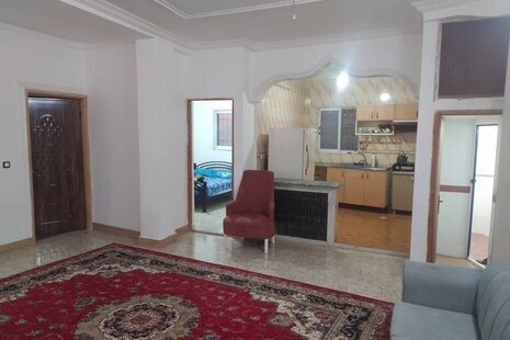 واحد مبله دوخواب در طبقه همکف ویلا قائمشهر