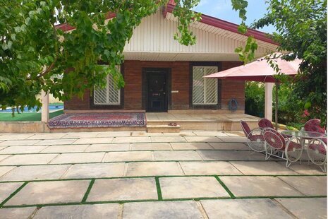 ویلا دو خواب استخردار آبگرم در ساوجبلاغ