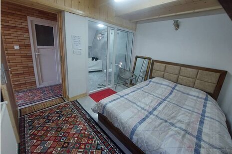 کلبه سوئیسی دوبلکس دوخواب جکوزی دار در متل قو