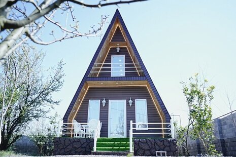 کلبه سوئیسی دوبلکس تکخواب در خمام